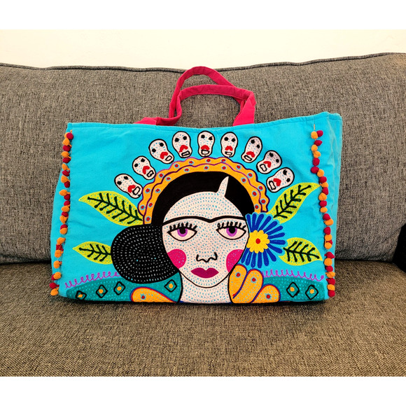 Debbie Katz Hobo Style South Large South Beach Bag Beautiful Multicolor C5 - Picture 1 of 16